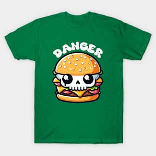 Burger Skull T-Shirt